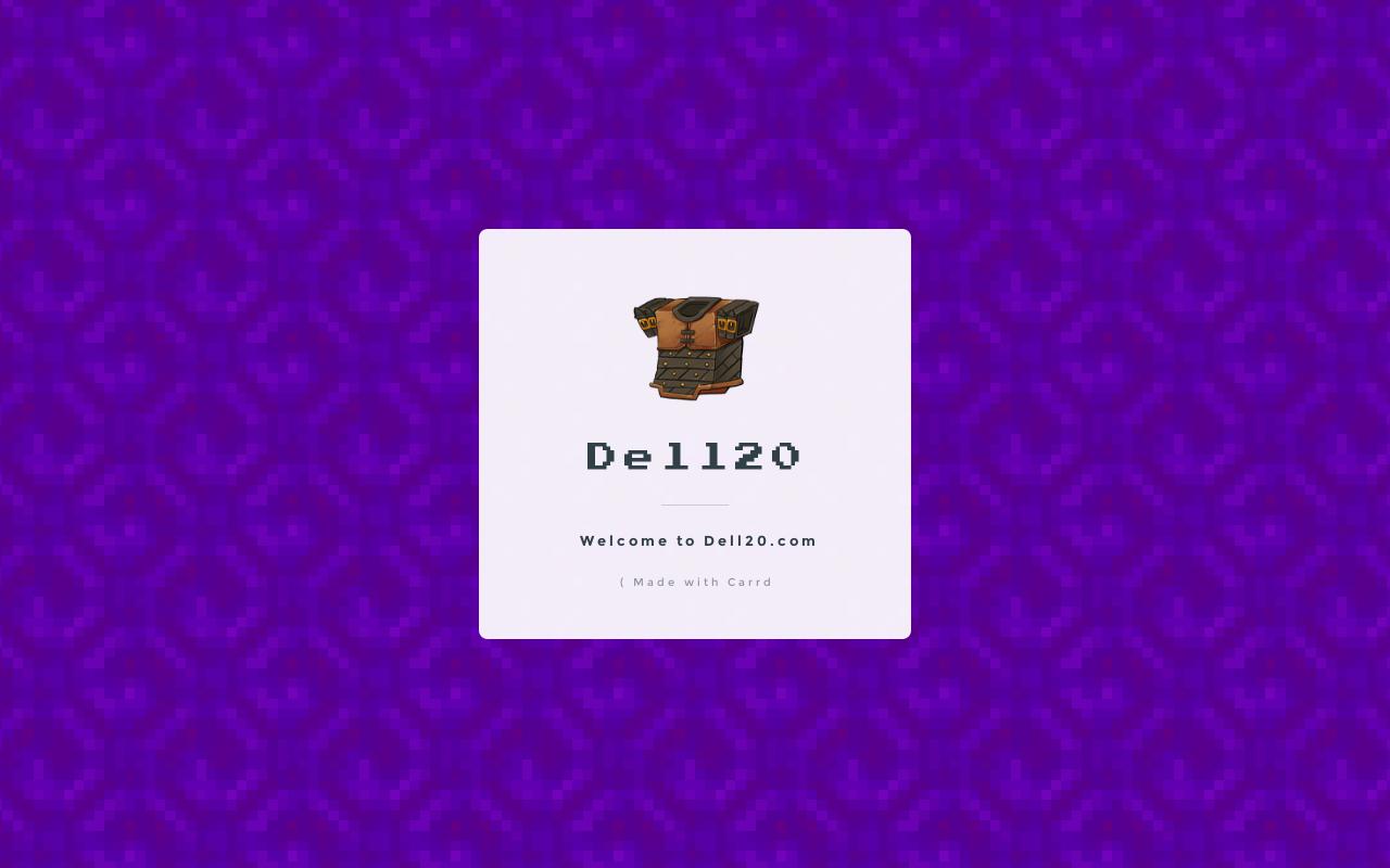 Carrd profile picture for @dell